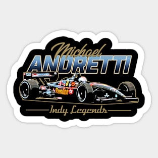 Michael Andretti Legends 90s Vintage Sticker